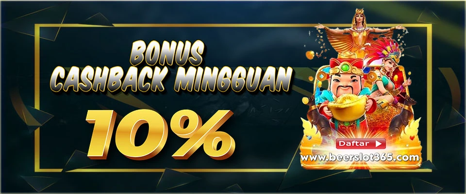 Bonus Cashback Mingguan 10%